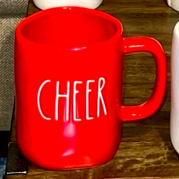 NWT Rae Dunn “CHEER” Red/Holiday/Christmas/Seasonal Ceramic Coffee/Tea Mug Cup - Picture 1 of 4